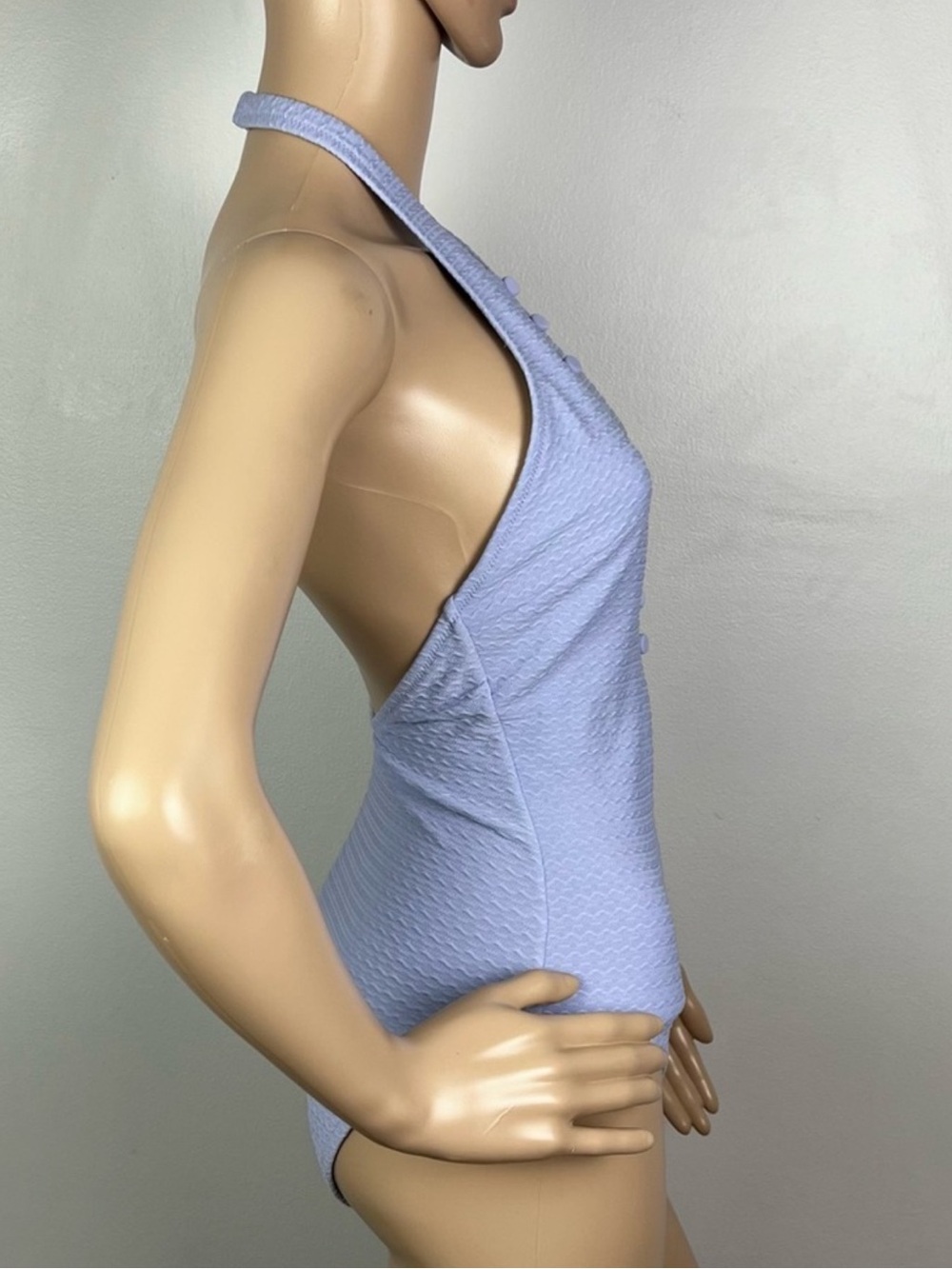 MORGAN LANE PURPLE HALTER NECK SWIMSUIT - Picture 4 of 5